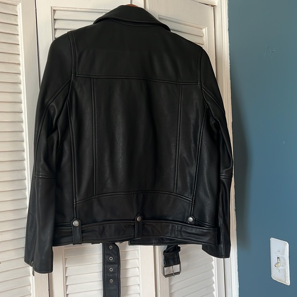 Madewell Oversized Leather Jacket, size small - Picture 14 of 15